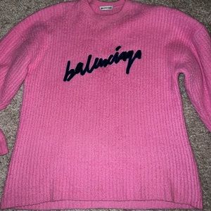 Balenciaga logo sweater